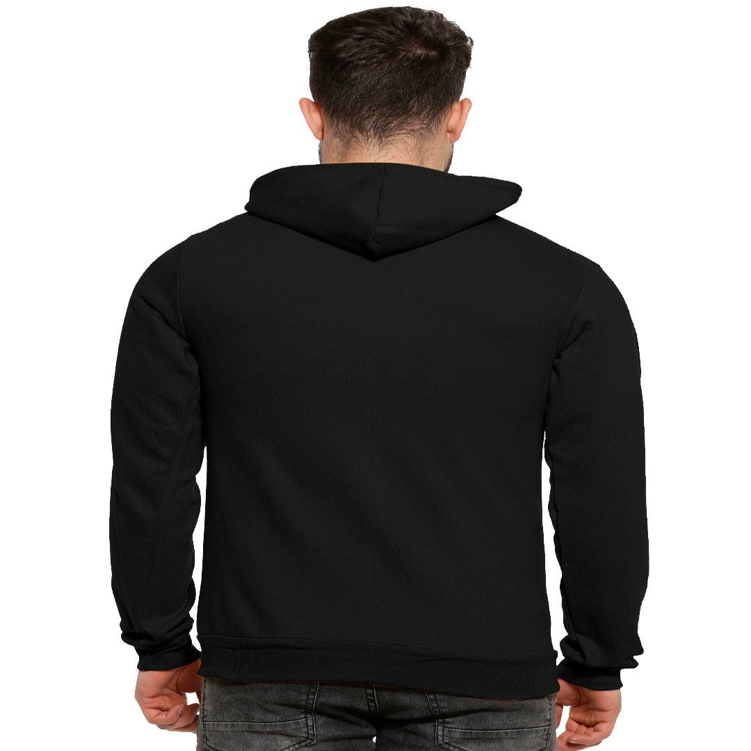 Black Color Premium Zip Hoodie For Men - Shopping-search