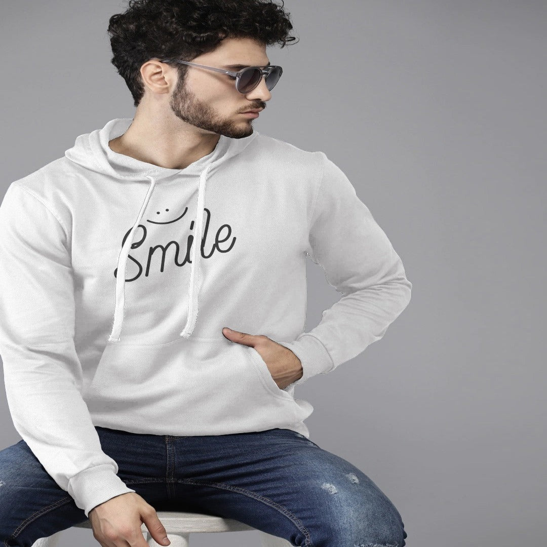 Smile Printed Premium Hoodie For Men and Women's - Shopping-search