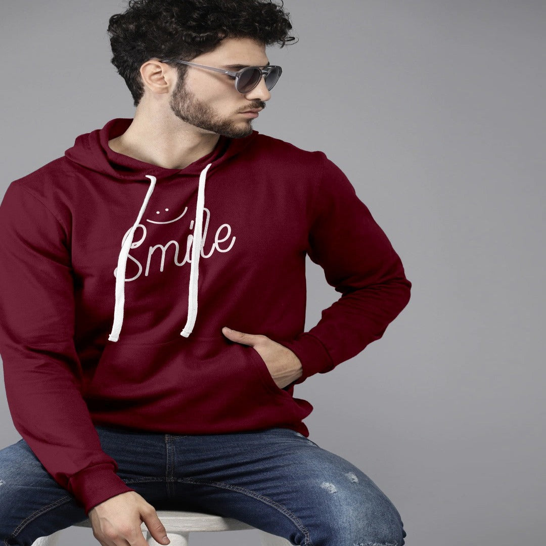 Smile Printed Premium Hoodie For Men and Women's - Shopping-search
