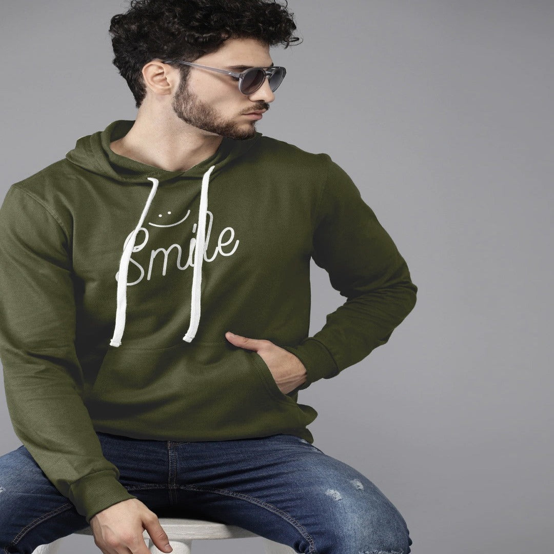 Smile Printed Premium Hoodie For Men and Women's - Shopping-search