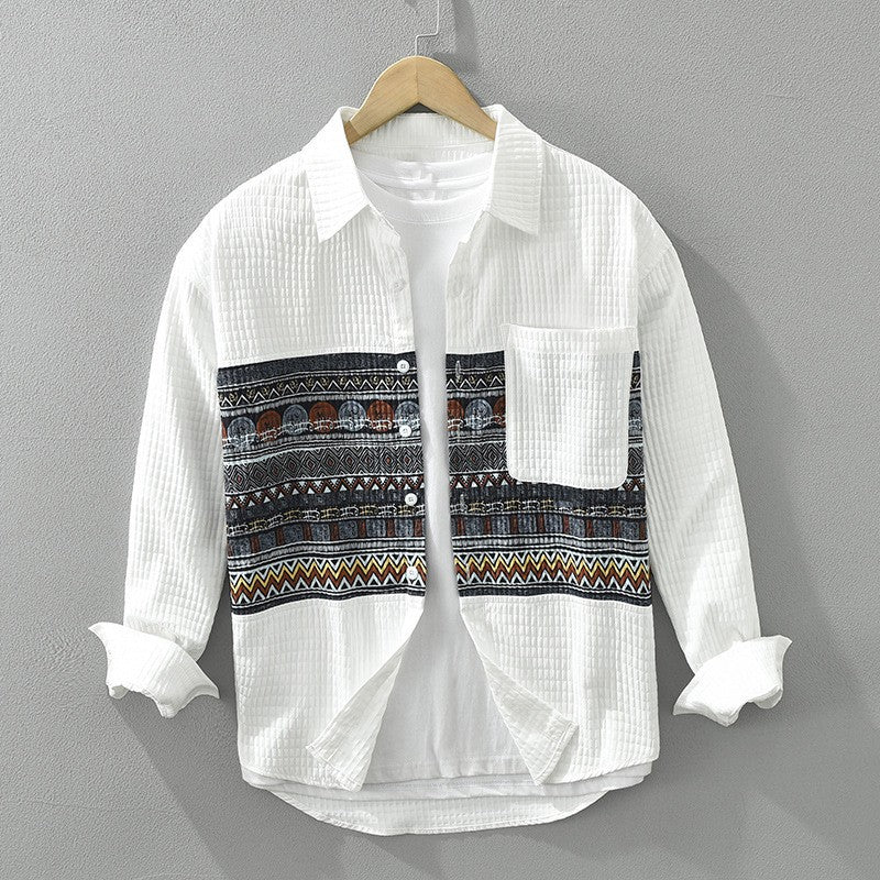 Black Digital Patta Shirt