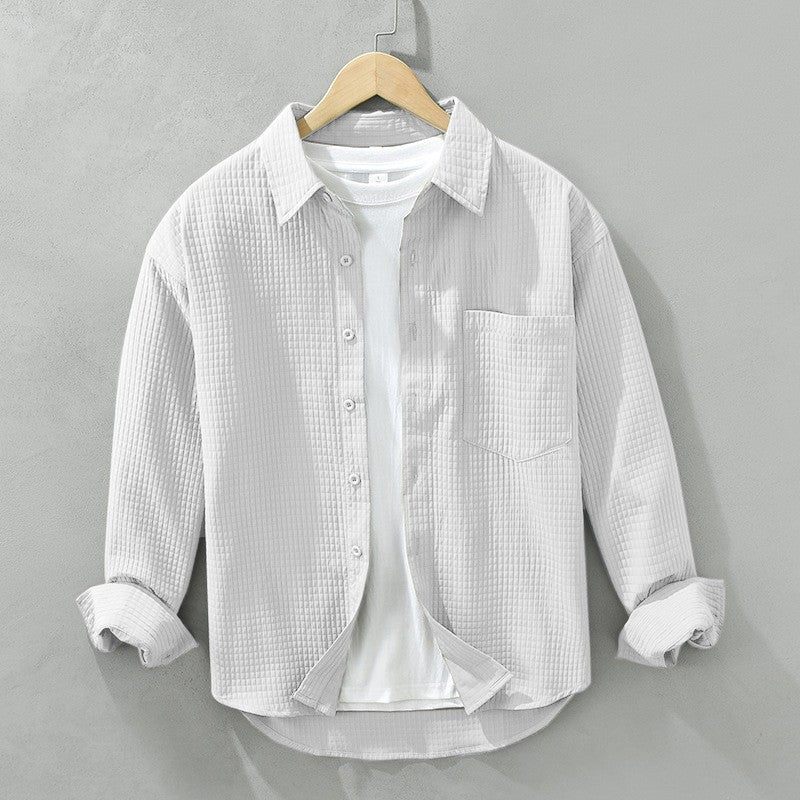 White men's Full Sleeves shirt