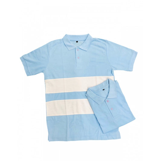 Men's&nbsp;Casual Short Sleeves Cotton Polo Neck T-shirt 