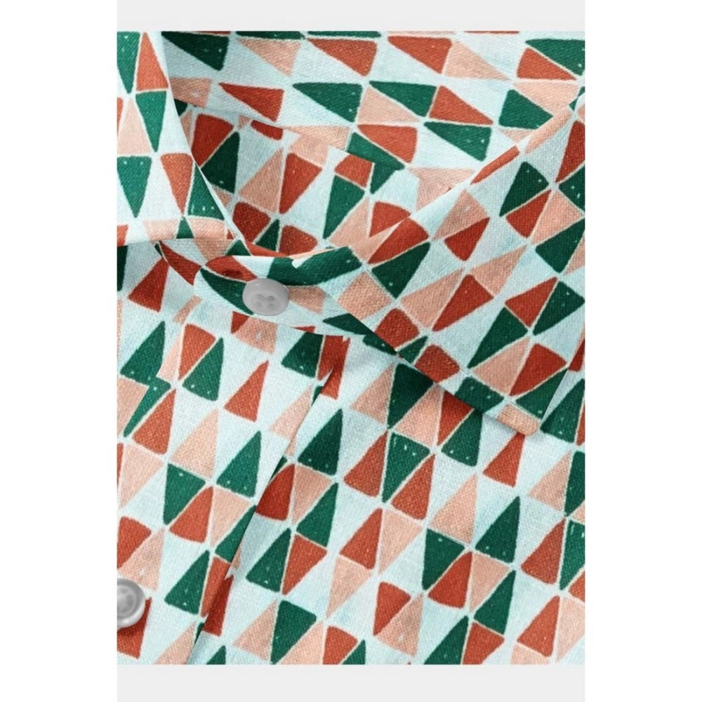 Modern Abstract Shirt – Slim Fit Casual